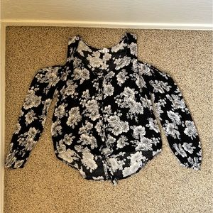 Full Tilt Floral Off-Shoulder Top